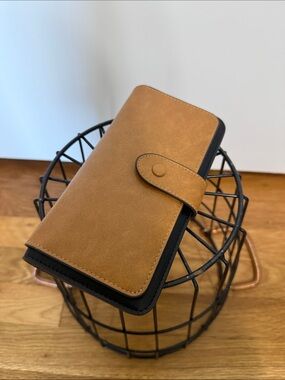 Alldaily Wallet Cognac and Black